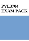 PVL3704 EXAM PACK