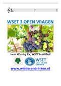 WSET 3: scoor pass with distinction op de korte open vragen