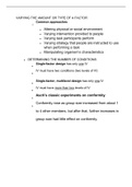 Class notes PSYC 2127 Scientific method and Analysis (2127) 