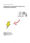 Inbetriebnahme und physikalische Analyse einen selbstgebauten Stirlingmotor