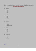 TEAS VI Practice Exam – Math - Section 1 ( 323Qns in total )