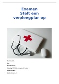 Examen 3 - Stelt een verpleegplan op