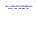 Exam (elaborations) SCI138_WK_8_FIN2022 ERSC181 