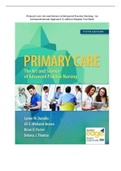 Primary Care: Art and Science of Advanced Practice Nursing - An Interprofessional Approach 5th edition Dunphy Test Bank