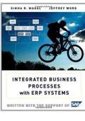 Test Bank For Integrated Business Processes With ERP Systems 1st Edition by Simha R. Magal.