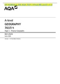 AP HUMAN G 209 AQA-7037-1-Final-MS-Jun21-v1.0 GEOGRAPHY STUDY UPDATED 2022 BEST SCORE