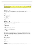 	 NRNP 6552 Women's health final Exam| ALL CORRECT