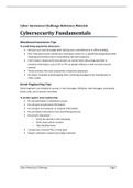 Cyber Awareness Challenge Reference Material