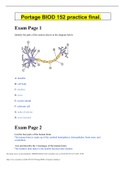 BIOD 152 / BIOD 152 A&P 2 102 practice final - Portage Learning