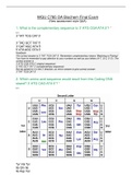 WGU C785 OA Biochem Final Exam |New assessment style Q&A