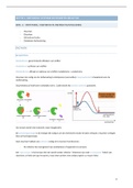 Samenvatting Regulatie en Afweer 1 (40410RA10Y): Metabole systeem en diabetes mellitus.