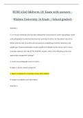 NURS 6560 Midterm 18 Exam with answers – Walden University (A Grade / School graded)