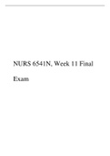 NURS 6541N, Week 11 Final Exam.pdf