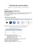 Samenvatting Scheikunde Chemisch rekenen en herhaling vwo 3