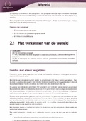 Duidelijke AK samenvatting havo 5, wereld