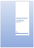 2.1.1. Hulpverleningsplan (Verslag)