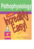 Pathophysiology Made Incredibly Easy 4th Edition TESTBANK 2022