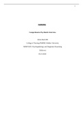 Comprehensive Psychiatric Interview Alicia Buck RN College of Nursing-PMHNP, Walden University NRNP 6635: Psychopathology and Diagnostic Reasoning Dr.Brown 03/21/2020