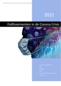 Wat heeft de coronasteun betekend voor het aantal faillissementen in Nederland, praktische opdracht economie 5 vwo