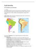 Aardrijkskunde Zuid-Amerika samenvatting VWO (examenstof)