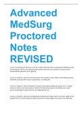 Advanced MedSurg Proctored Notes REVISED VERSION