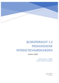 Blokopdracht 1.2 Pedagogisch medewerker Kinderopvang