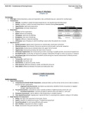 NURS 402 Final Exam Study Guide  (1 of 2)