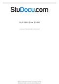 NUR 6665 FINAL EXAM Nur6665 FINAL EXAM Questions and Answers Walden University 