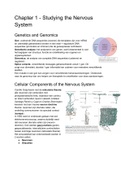 Neurobiologie Samenvatting van het Boek (deel 1)