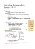 Neurobiologie Hoorcollege Aantekeningen van deel 2 (2021/2022)