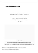 NRNP 6665: PMHNP Care Across the Lifespan 1  Week 5: Patient Education for Children and Adolescents(Wk 5 Assgn +O Blog DMDD)