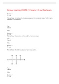 Portage Learning CHEM 210 exams 1-8 and final exam