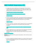 MED SURGE Respiratory ATI.