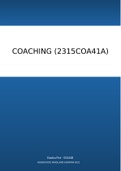 Coaching Essay (cijfer: 8)