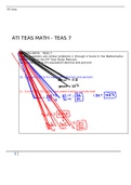 ATI TEAS MATH - TEAS 7 latest update