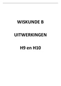 Antwoorden hoofdstuk 9 en 10 (WIS B, Getalen en ruimte, VWO 5)