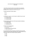 ALS/ACLS Written Test Questions (JULY2022) 