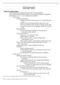 NR-291 Pharmacology I Study Guide – Exam 4