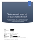 Compleet afstudeeronderzoek & plan van aanpak Finance, Tax and Advice (HvA)