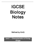 Biology Revision Notes