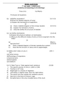 MODEL QUESTIONS 1st year paper -1(GNM Exam) (Anatomy and physiology & microbiology)