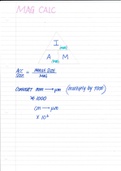 Magnification calculation