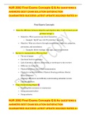 NUR 2092 Final Exams Concepts Q & As QUESTIONS & ANSWERS BEST EXAM SOLUTION SATISFACTION GUARANTEED SUCCESS LATEST UPDATE 2022/2023 RATED A+