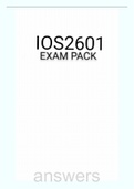 IOS2601 EXAM PACK