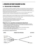 All Class notes business studies on operations management