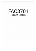 FAC3701 EXAM PACK