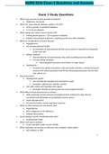 NURS 5334 EXAM 3 QUESTIONS & ANSWERS Graded A