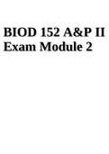 BIOD 152 A&P II Exam Module 2 Exam.