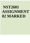 NST2601 ASSIGNMENT 02 MARKED LATEST 2021-2022 .