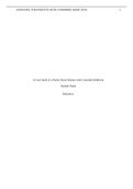 (GRADED) NURS 6630 Week 10 Assignment: Assessing and Treating Patients With Impulsivity, Compulsivity, and Addiction / A Puerto Rican Woman with Comorbid Addiction.